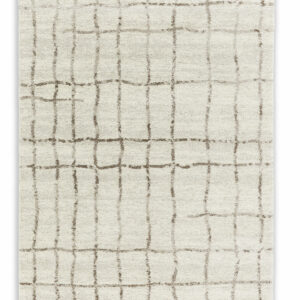 Astra Hochflor Teppich Savona - Gitter (Creme; 130 x 67 cm)
