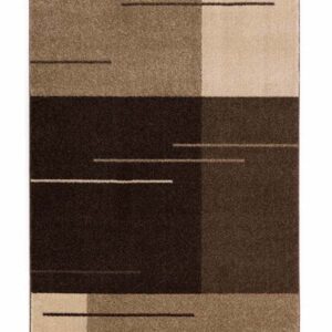 Kurzflor Teppich Samoa - Formen Mix (Haselnuss; 67 x 130 cm) – Bild 1