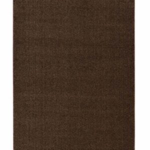 Kurzflor Teppich Samoa - Uni Design (Erde; 80 x 150 cm)
