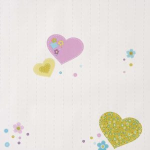 GIRLS ONLY Tapete GLN61956075 - Herzen (Blau)