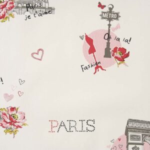 GIRLS ONLY Tapete GLN62014020 - Paris (Grau)