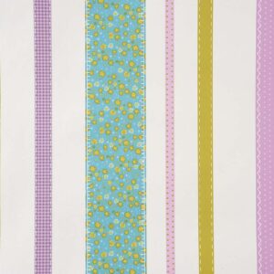 GIRLS ONLY Tapete GLN62056074 - Patchwork Streifen (Blau)