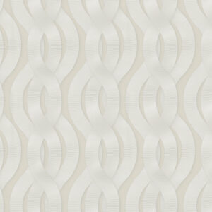 Colani Legend Tapete - Helix Spirale mit Carbonprägung (Champagner)