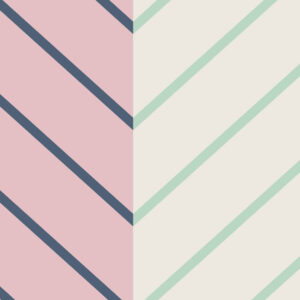 Eijffinger edle Vliestapete Stripes+ 377141 - Zickzack Muster (Rosa) – Bild 1