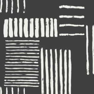 Eijffinger Mustertapete Stripes+ 377133 - Pinselstriche (Schwarz)