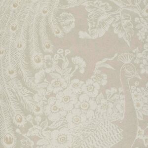Eijffinger Reflect Vliestapete 378007 - Pfau mit Blumen (Creme) – Bild 1