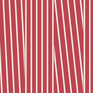 Eijffinger Streifentapete Stripes+ 377121 (Rot/Weiß) – Bild 1