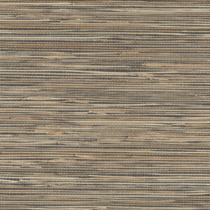 Eijffinger Tapete Natural Wallcoverings ll 389562 - Grasgewebe (Schwarz)