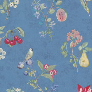 Eijffinger Tapete PIP 4 375025 - Cherry (Blau)
