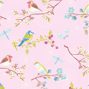 Eijffinger Tapete PIP 4 375082 - Early Bird (Rosa) – Bild 1