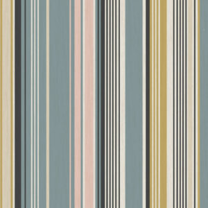 Eijffinger Tapete Stripes+ 377111 - strukturierte Streifen (Blau) – Bild 1