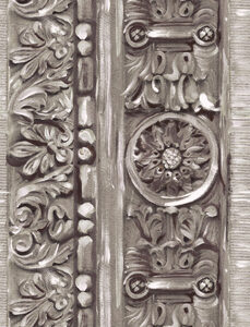 Eijffinger Tapeten Panel Masterpiece 358115 - Frame (Silber) – Bild 1