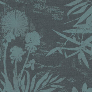 Eijffinger Vliestapete Lino 379034 - Farnwiese (Blau)
