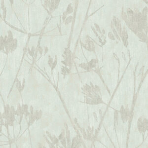 Eijffinger Vliestapete Lino 379051 - Blumen Silhouette (Salbei) – Bild 1