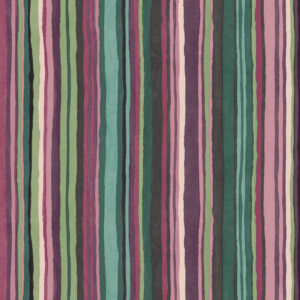Eijffinger Vliestapete Stripes+ 377014 - dünne Pinselstriche (Bunt/Grün) – Bild 1