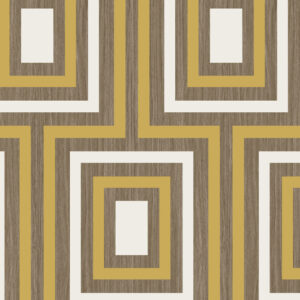 Eijffinger Vliestapete Stripes+ 377022 - geometrisches Muster (Ocker) – Bild 1