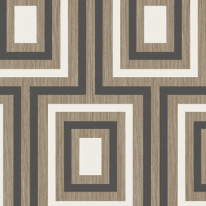 Eijffinger Vliestapete Stripes+ 377023 - geometrisches Muster (Schwarz) – Bild 1