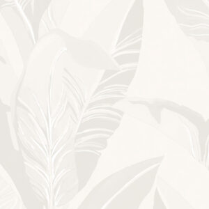 Eijffinger Vliestapete Vivid 384505 - Palmenblätter (Creme/Weiß) – Bild 1