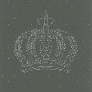 Glööckler Imperial 52715 - Panel: Strass Krone (Grau)