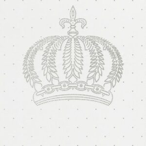 Glööckler Imperial 52716 - Panel: Strass Krone (Weiß)