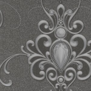 Glööckler Imperial 54853 - Ornamenttapete (Ruß) – Bild 1