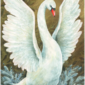 Glööckler Imperial 58501 - Panel Schwan (Weiß)