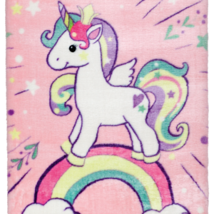 Kinderteppich Lollipop - Einhorn (Bunt; 90 x 130 cm) – Bild 1