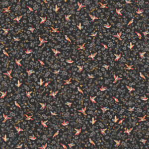 Rasch Textil Tapete 288666 Petite Fleur 4 - kleine Vögel (Schwarz)