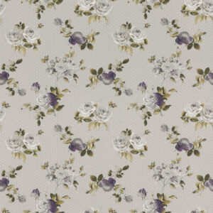 Rasch Textil Tapete 288994 Petite Fleur 4 - Rosenmuster (Grau) – Bild 1
