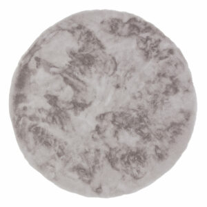 Schöner Wohnen Fell Teppich Tender - Rund (Taupe) – Bild 1