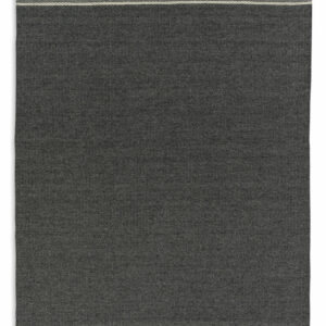 SCHÖNER WOHNEN Flachgewebeteppich - Botana Blockstreifen (Dunkelgrau/Beige; 300 x 200 cm) – Bild 1