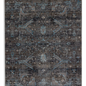 SCHÖNER WOHNEN Kurzflorteppich - Mystik Vintage Orient hellblau (Grau; 285 x 200 cm) – Bild 1