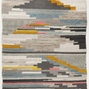 Schurwollteppich Nebraska 2828 (Grau; 70 x 140 cm)