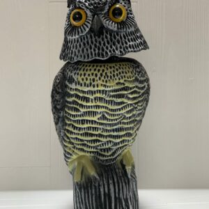Wind-Action Kopf Eule Tierattrappe Vogelabwehr Vogelschreck Taubenschreck
