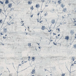 Astra Designteppich Antea Blume Blau (Blau; 190 x 133 cm) – Bild 1