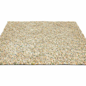 Schurwollteppich Dots (Bunt/Creme; 200 x 300 cm) – Bild 1
