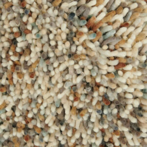 Schurwollteppich Pop art (Creme; 140 x 200 cm)