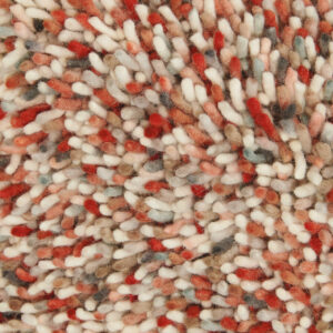 Schurwollteppich Pop art (Orange; 140 x 200 cm)