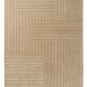 Streifenteppich Decor Desert 92601 (Hellbraun; 200 x 140 cm)