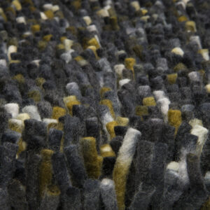 Schurwollteppich Dots (Carbon; 350 x 250 cm) – Bild 1