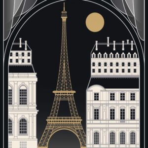 Eifelturm (Schwarz) – Bild 1