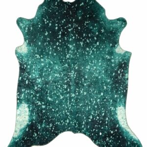 Gino Falcone Dekofell Bionda (Petrol; 100 x 130 cm)