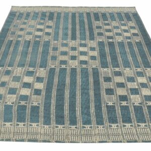 Gino Falcone Kurzflorteppich Aurora 039 (Blau; 160 x 235 cm) – Bild 1