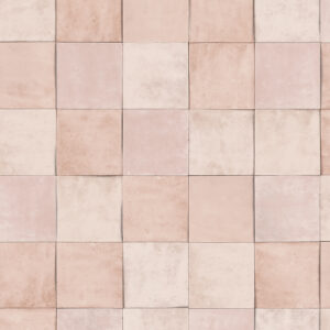 Marburg Vliestapete Zellige Fliese 45702 (Hell Terracotta)