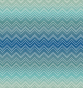 Missoni Home Panel Zig Zag Sfumato M1B20090 (Bunt/Grün)