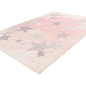 Kinderteppich Stars 410 (Rosa; 170 x 120 cm) – Bild 1