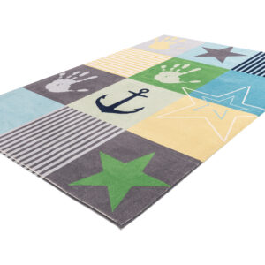 Kinderteppich Stars 411 (Blau; 170 x 120 cm)