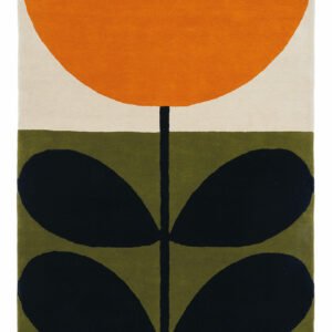 Orla Kiely Designerteppich Stem Black (Grün; 160 x 230 cm) – Bild 1