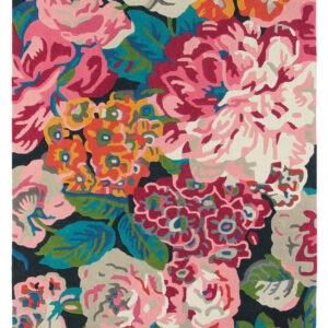 Schurwollteppich Rose & Peony (Bunt; 170 x 240 cm) – Bild 1