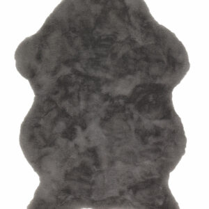 Schöner Wohnen Fell Teppich Tender - Shape (Grau)